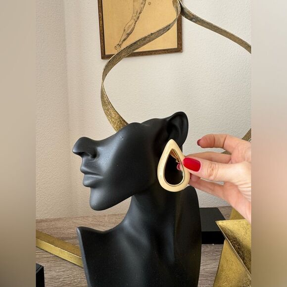 Vintage drop earrings A1155 - Picture 3 of 3